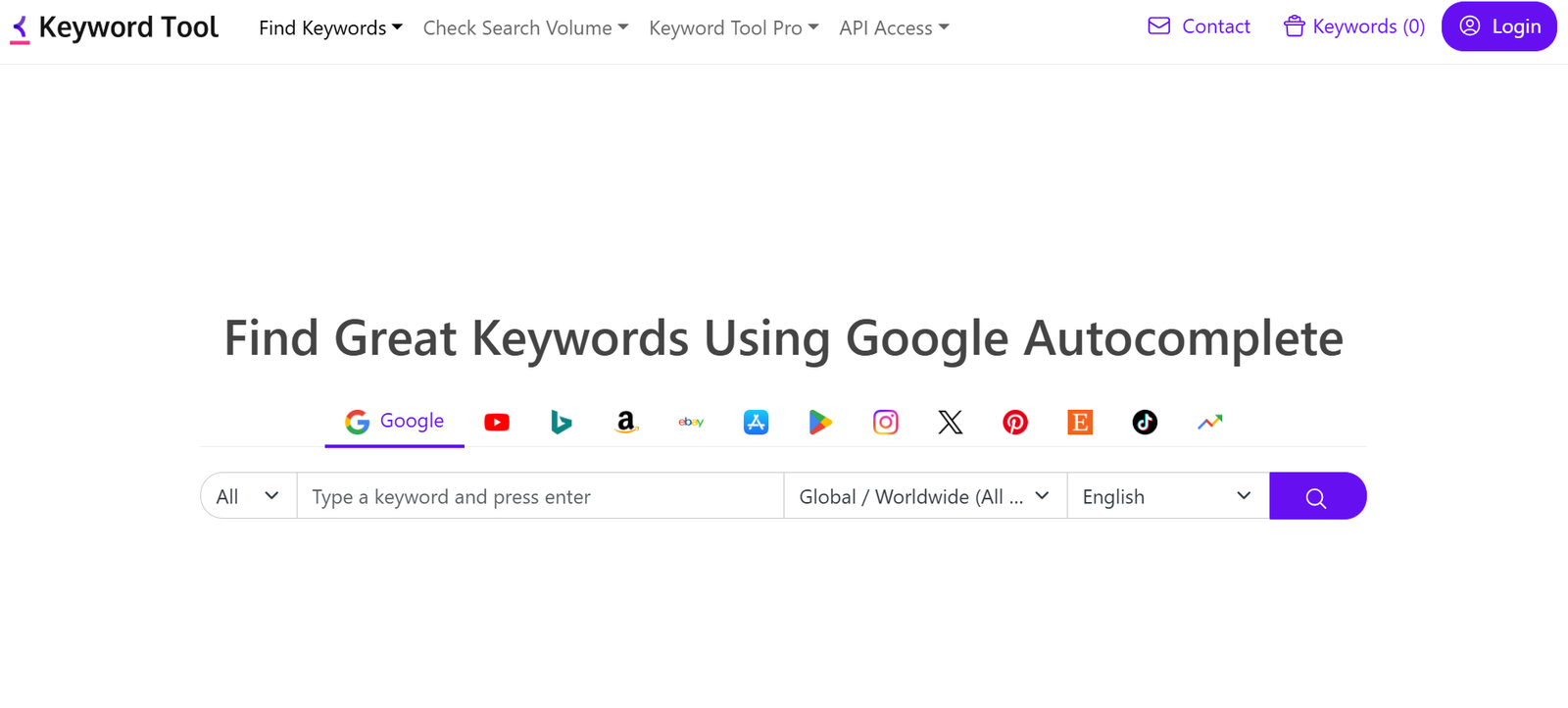keywordtool
