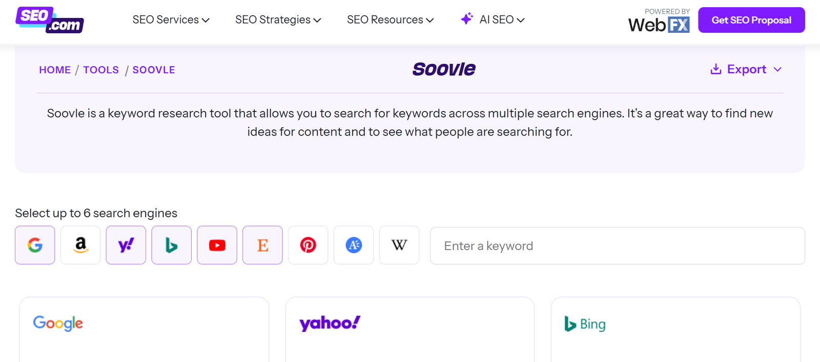 Soovle